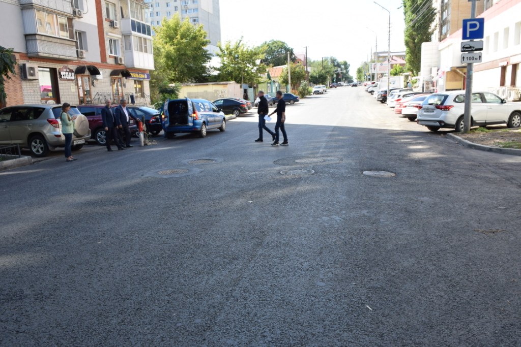 Общественники приняли участие в приемке ремонта ул. Чапаева