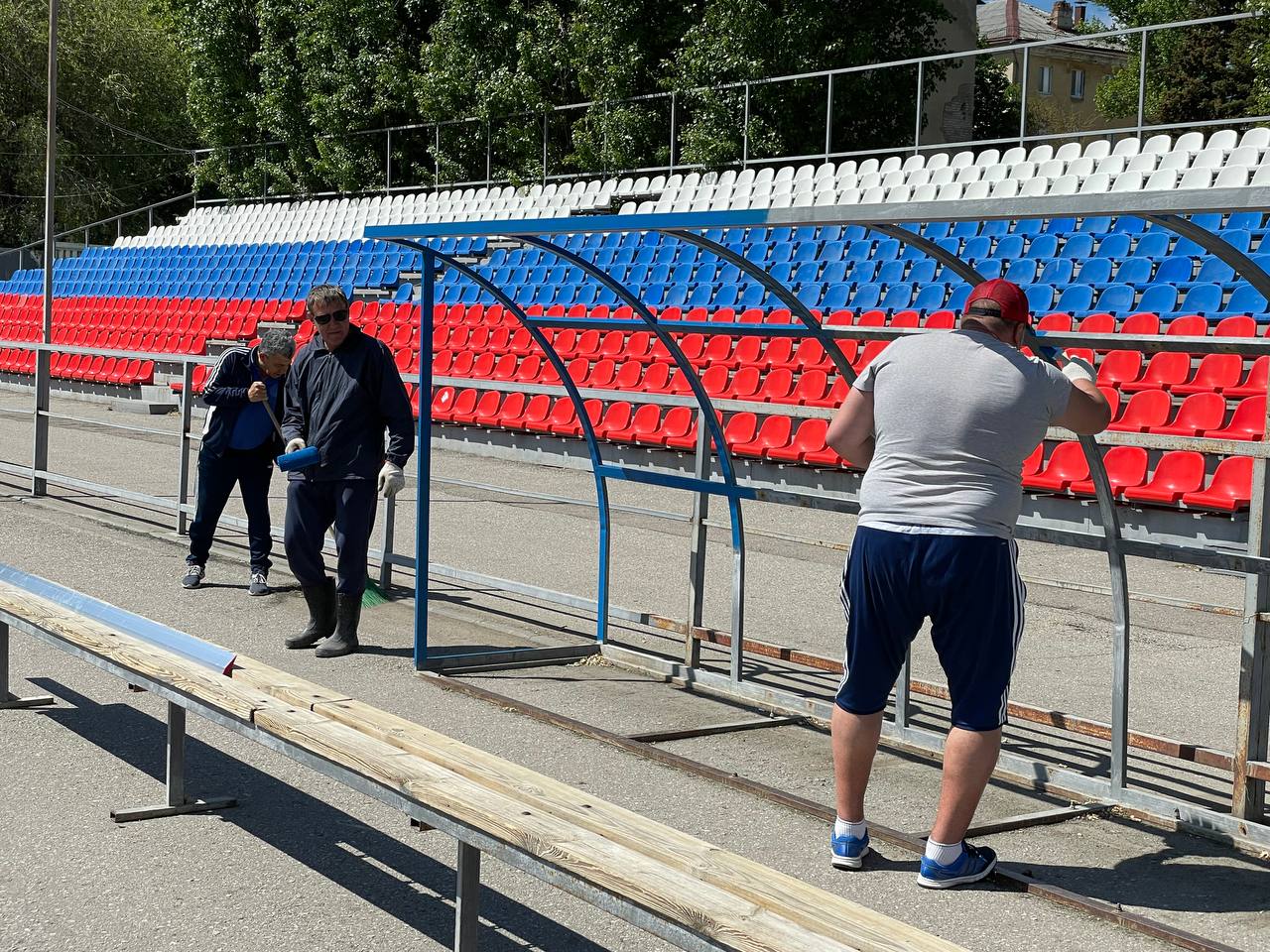 На стадионе «Салют» будет обновлено футбольное поле