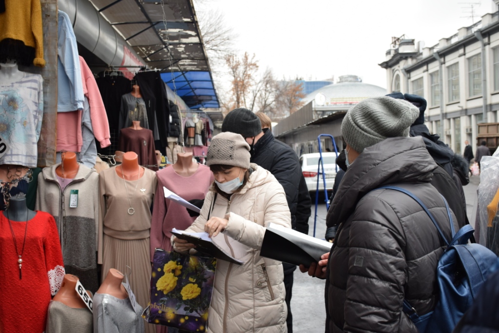 Состоялся рейд по выявлению неформальной занятости на торговых объектах Фрунзенского района