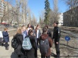 Учащиеся школы № 95  посетили краеведческую экскурсию на бульваре по улице Рахова