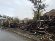 Продолжается вывоз обломков дома на Кузнечной, пострадавшего от пожара