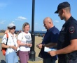 На саратовском пляже полицейские провели профилактическое мероприятие