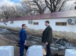 Первый заместитель начальника департамента Гагаринского административного района выехал на место оползня вблизи трубазы «Хуторок»