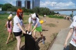 Студенты СГУ провели экологическую акцию на набережной