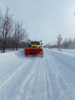 В Саратовском районе продолжается работа по расчистке территорий от последствий снегопада