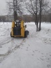 В Заводском районе продолжаются работы по уборке снега