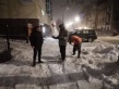 Заместитель главы администрации Октябрьского района по благоустройству проконтролировал ход работ по очистке улиц от снега