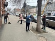 В Кировском районе ведутся мероприятия по уборке в рамках месячника по благоустройству