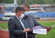 Михаил Исаев проверил ход реконструкции стадиона Волга