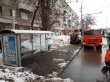 В Кировском районе продолжаются снегоуборочные работы 