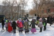 В детском саду Заводского района прошли зимние спортивные игры «Казачий вар»