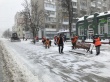 Продолжается очистка от снега и наледи территории Волжского района