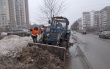 Производится очистка дорог и вывоз снега