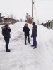 Глава администрации Волжского района Владимир Бьятенко проконтролировал уборку снега в поселке Новосоколовогорский