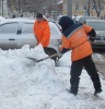 В праздники с территории Октябрьского района вывезли более тысячи кубометров снега