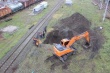 В Заводском районе идет ремонт сетей в отводе железной дороги