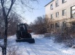 В населенных пунктах Гагаринского административного района продолжает работать снегоуборочная техника