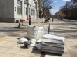 На Волжской и бульваре Героев Отечества проводится гарантийный ремонт плиточного покрытия
