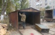 В сквере «Пролетарский» демонтирован последний незаконно установленный гараж