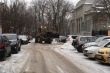 В ночь в Волжском районе продолжались работы по расчистке и вывозу снежных масс