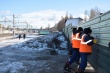 В целях безопасности закрыт несанкционированный проход через железнодорожные пути на станции Трофимовский-1