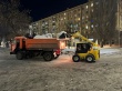 Ночью в работах по уборке снега и наледи было задействовано 245 единиц специализированной техники