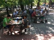 В городском парке состоялся любительский турнир по шахматам