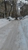 В Заводском районе продолжается уборка снега с проезжей части и крыш домов