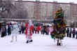 Жители Октябрьского района отметили наступивший Новый год
