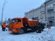 За сутки в областном центре было вывезено более 12 тысяч кубометров снега