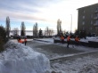 В Волжском районе проводятся снегоуборочные работы