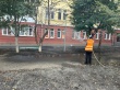 Продолжаются комплексные работы по благоустройству территории Октябрьского района