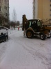 В Заводском районе продолжаются снегоуборочные работы