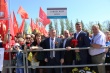 Жители Заводского района приняли участие в возложении цветов на Воскресенском кладбище и на Соколовой горе