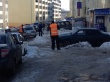 В Волжском районе все будни шла борьба со снегом
