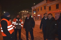 Михаил Исаев проинспектировал уборку города в ночное время