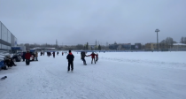 В праздничные дни саратовцы активно занимаются зимними видами спорта