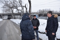 Сотрудники администрации города проверили состояние путепроводов в Ленинском и Кировском районах