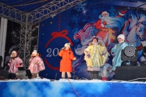 На Театральной площади идет программа "Рождество Христово"