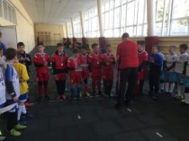 На стадионе «Сокол» прошел турнир юных футболистов «Кожаный мяч»