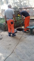 Прочищены более 10 канализационных коллекторов Заводского района 