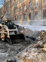 На ул. Астраханская очистили ливневую канализацию