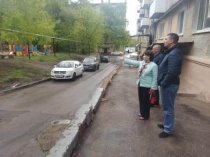 Во Фрунзенском районе состоялся мониторинг состояния дворовых территорий