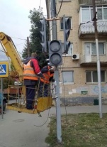 На территории Саратова модернизировали светофорные объекты