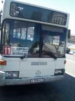 Автобусы 11 маршрута проверили сегодня сотрудники «Транспортного управления»