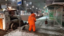 В Заводском районе продолжаются мероприятия по устранению последствий снегопада