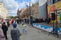 В самом центре Саратова ко Дню города организованы различные выставки и развлекательные мероприятия