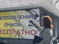 Осмотр вывесок в Октябрьском районе