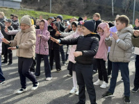 Космический флешмоб в школе № 73 Космический флешмоб в школе № 73