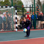 Яркий матч на новой площадке